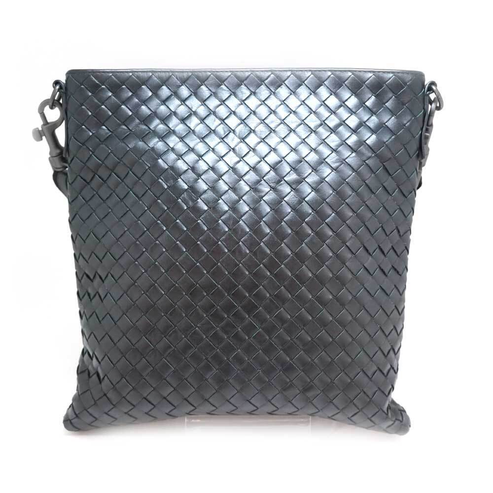 Bottega Veneta Leather Shoulder Bag Black